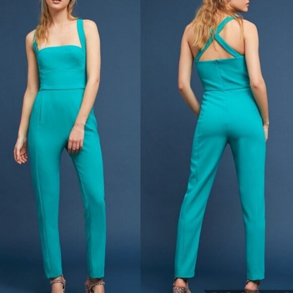 Anthropologie Black Halo Bene Jumpsuit - Picture 1 of 11